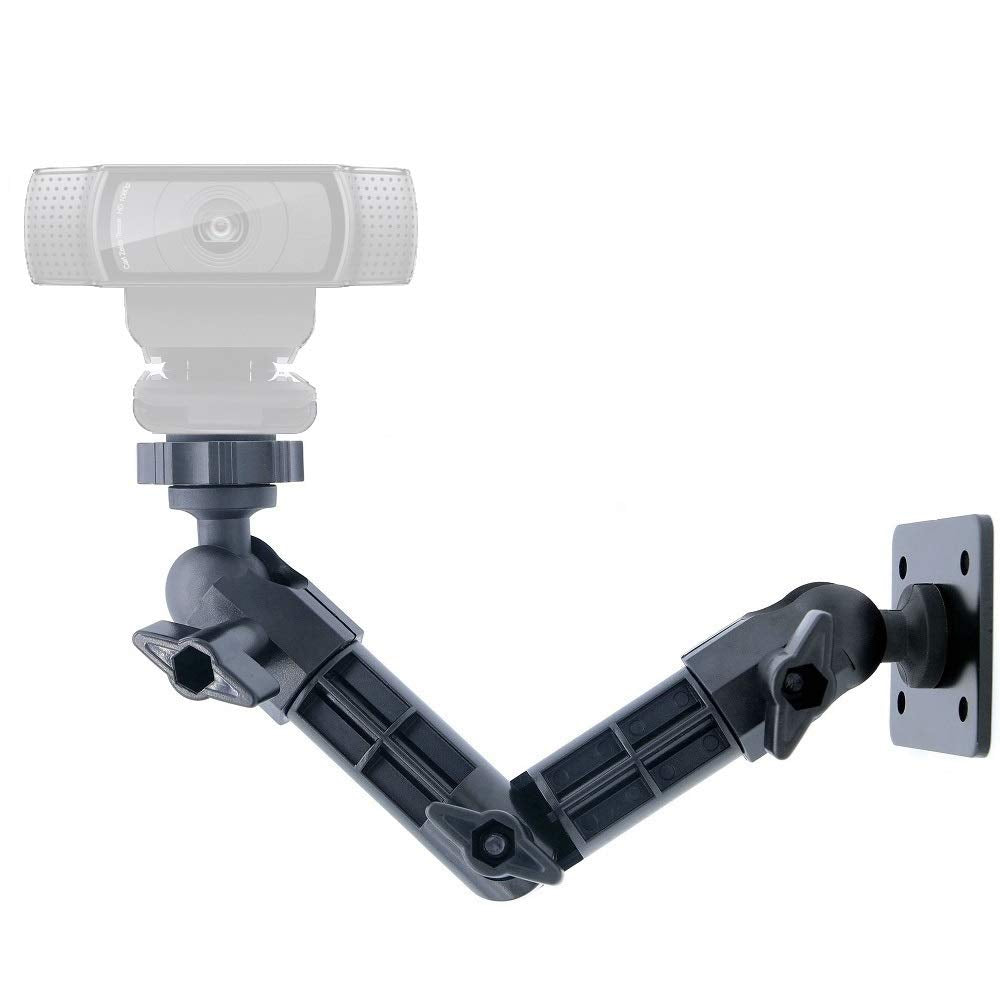AceTaken StreamCam Wall Mount, Webcam mounting Bracket Compatible with Logitech StreamCam, Razer Kiyo Streaming Webcam,Security Camera