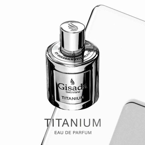 Gisada Switzerland - Titanium | Eau de Parfum for Men | 1.7 fl oz (50ml) | Spicy, Amber, Warm, and Woody Notes | Long-Lasting Scent | Perfume & Cologne