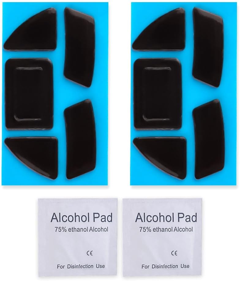 2Sets Mouse Feet Pads Skates Compatible for Razer Viper 8KHz Gaming Mouse (for Razer Viper Wired)