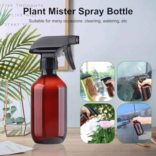 Teyssor Spray Bottles Water Spray Bottle 2 Packs- BPA Free -10 oz/300 ml Plastic Refillable Containers Fine Mist Small Spray Bottle with Adjustable Nozzle for Hair, Cooking, Cleaning