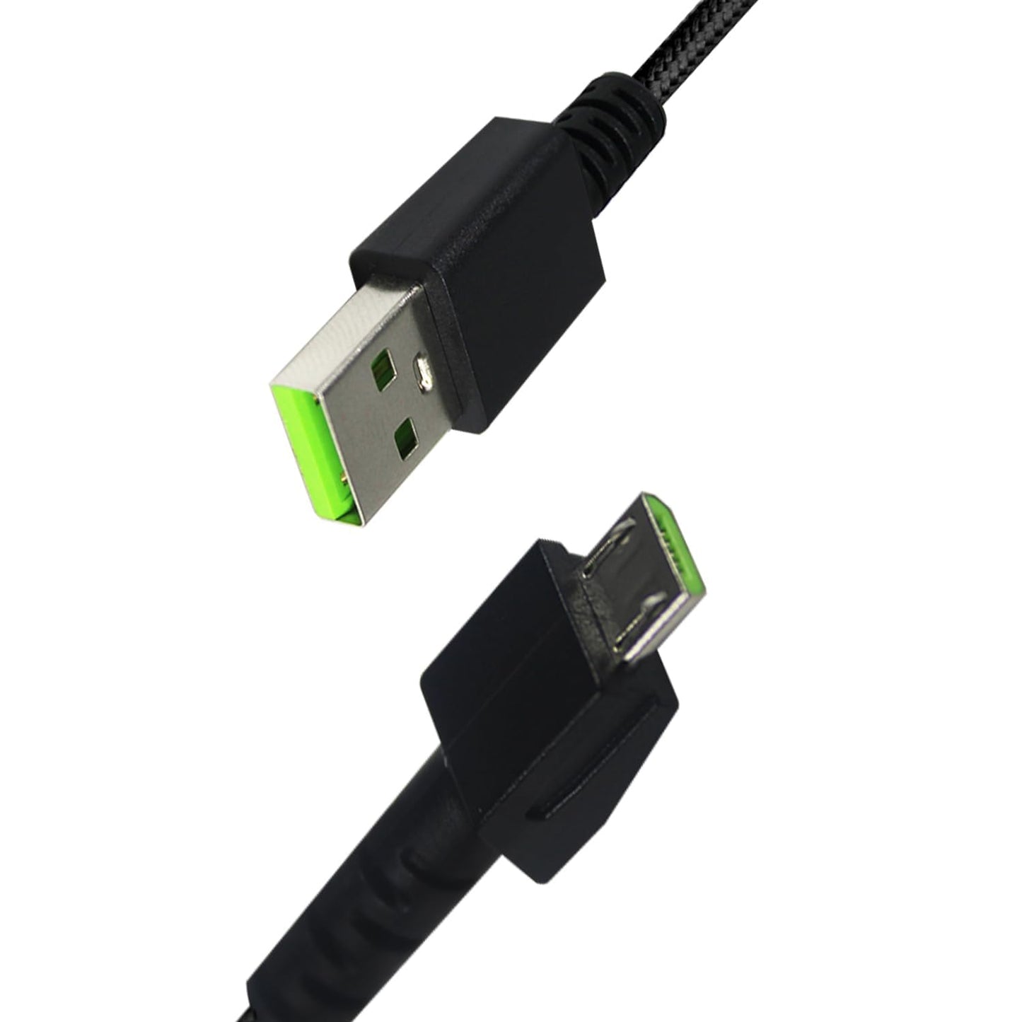 Aiivioll Wireless Mouse USB Charging Cable 1.8M Suitable for Razer Viper Ultimate, Basilisk Snake Ultimate, Viper V2 Professional, with Nylon Braided Cable, Durable and Fast Charging (Pink)