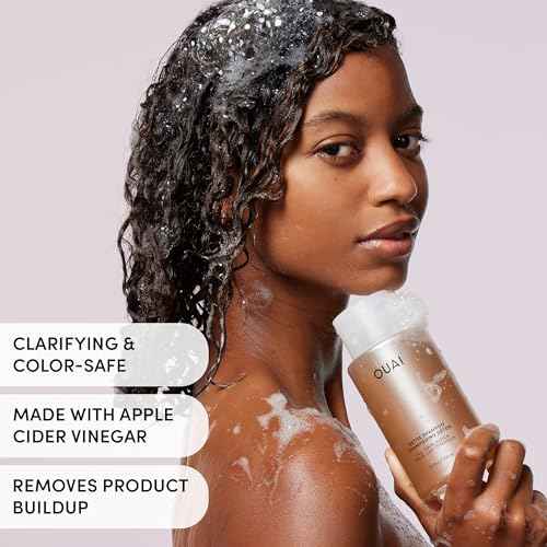 OUAI Scrub It All A-OUAI Holiday Hair Care Kit - Clarifying Shampoo & Exfoliating Body Scrub Duo - Hair Care Set with Detox Shampoo & Travel Size Body Scrub (2 Count)