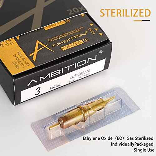 Ambition Soldier Wireless Tattoo Machine Kit Complete Rotary Coreless Motor Tattoo Pen Kit with Extra 2400mAh Battery 80pcs Glory Mixed Size Cartridge Needles Supply for Professional Tattoo Artist