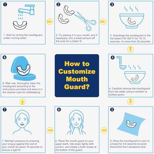 Mouth Guard for Grinding Teeth at Night, Night Guards for Teeth Grinding, Mouthguards for Grinding of Teeth, Bite Guard for Teeth Clenching Nighttime, Mouth Guard for Sleeping, 2 Sizes