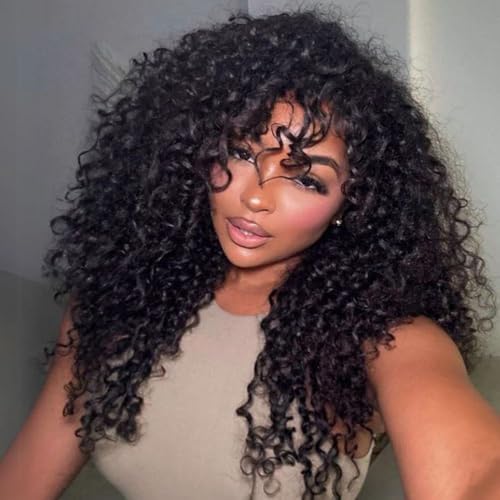 Burmese Curly Bundles Human Hair 14 16 18 Inches 3 Bundles 3C4A Water Wave Quick Weave with Spiral Curly End 100% Raw Human Hair Bundles Curly Hair Extensions for Women Natural Black