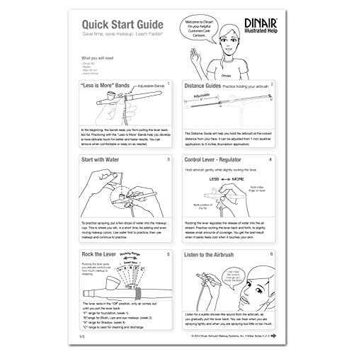 The Original: Dinair Airbrush Makeup Natural Summer Time Look Pro Kit | Fair Shades | Foundation Set!