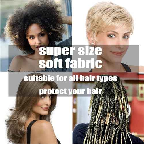 Shower Cap,100% Real Satin Lined Shower Caps,Extra Large Shower Cap for Women Reusable Waterproof,Adjustable Size&Long Hair Bath Caps