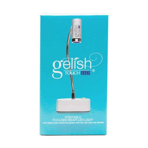 Gelish Touch LED Light – Portable, Rechargeable UV/LED Lamp, Touch Activated, 30-Second Curing for Faster Gel Nail Applications.