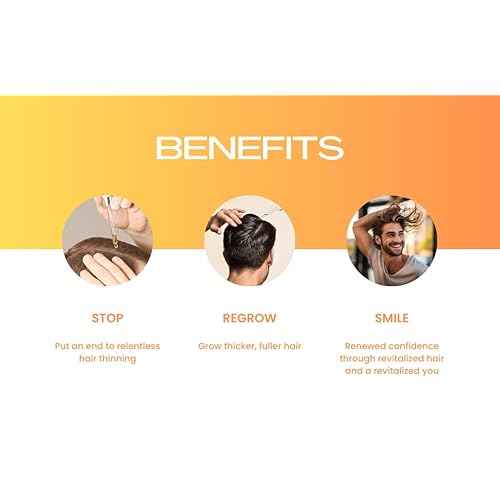 Minoxidil Topical Solution USP 5%, Extra Strength Hair Regrowth Treatment for Men, 2 Month Supply, Unscented, 4 Fl Oz (2 Pack)