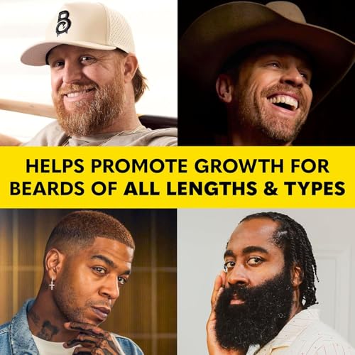 The Beard Club Supreme Beard Growth Kit - Derma Roller, Growth Oil, Vitamins, Vitamin Spray, Biotin Balm, Thickening Conditioner, Shampoo, Comb & Cleansing Spray - Gift Set