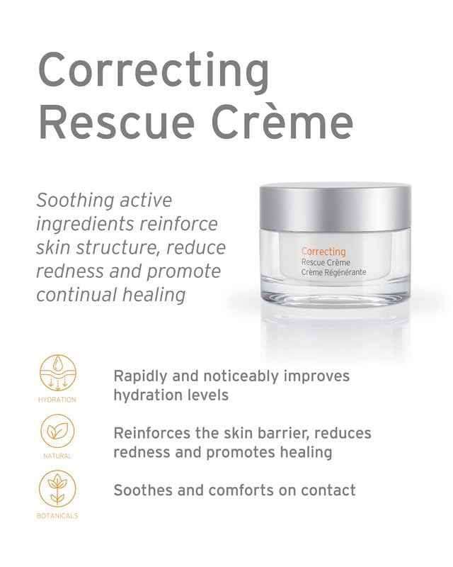 Kerstin Florian Rescue Creme | Hydrating Face Moisturizer for Dry Skin | Day & Night Cream to Boost Collagen & Elastin, Reduce Wrinkles | 1.7 fl oz