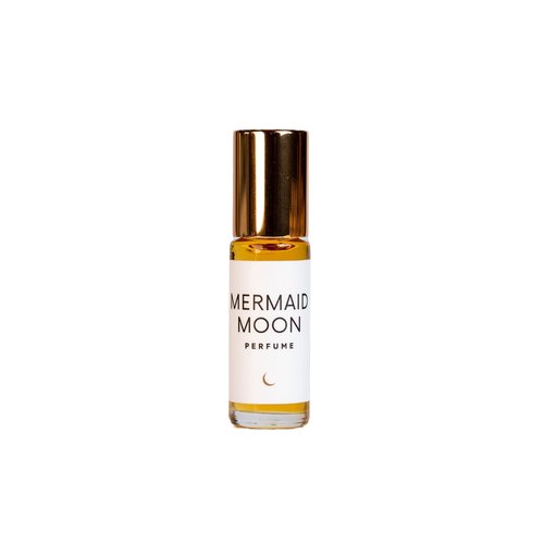 Olivine Atelier Mini Perfume Oil - Aromatherapy Fragrance Body Oil for Women Parfum Travel Size Long Lasting Essential Oil Notes of Blood Orange, Black Coconut, Vanilla 5ml (Mermaid Moon)