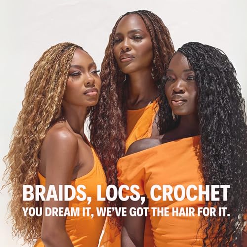 Human Braiding Hair, Pre-Divided Boho Braids Human Hair, Deep Wave Bulk Bohemian Hair Extensions for Braiding Knotless Wet and Wavy, 22 Inch, 3.5oz, Natural Color