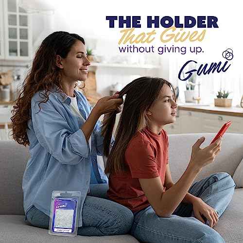 Hair Elastics - Ouchless No Damage Elastic Hair Bands (Clear - Large)