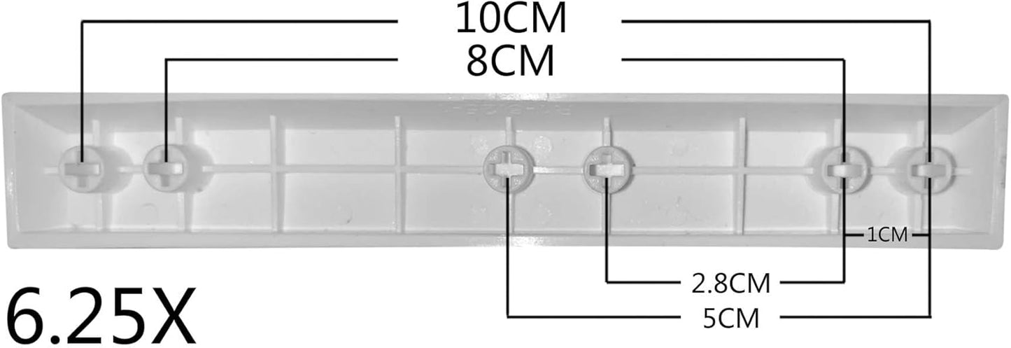 5-Side Dye-subbed PBT Spacebar Keycap Cherry Profile DIY Keycap 6.25U 6.25X for Gaming Mechanical Keyboard Pink Flowers