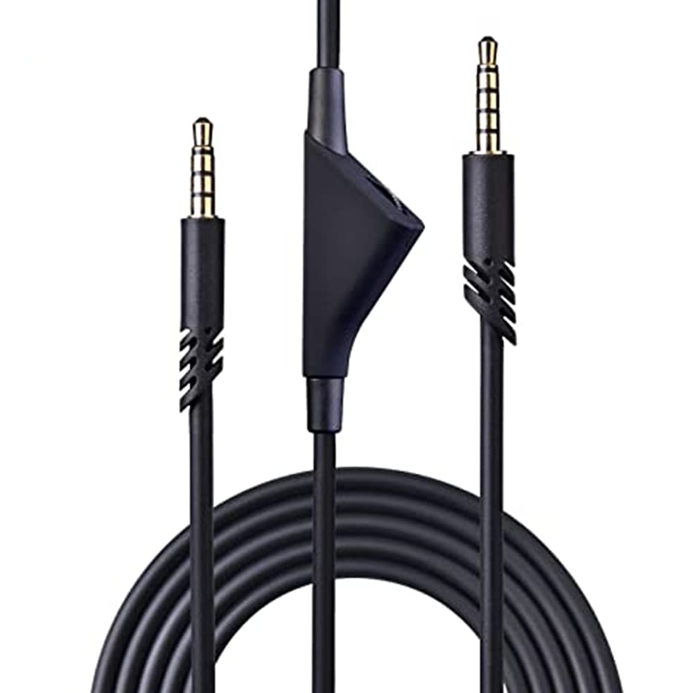 2.0M A40 Cords Replacement Astro A40TR Inline Volume Control Cable Compatible with Astro A40 A10 Gaming Headsets, Fit for Xbox one PS4 Controller