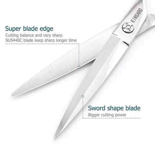7 INCH hair cutting scissors hair scissors barber shears 6 INCH hair thinning shears 440C Kinsaro