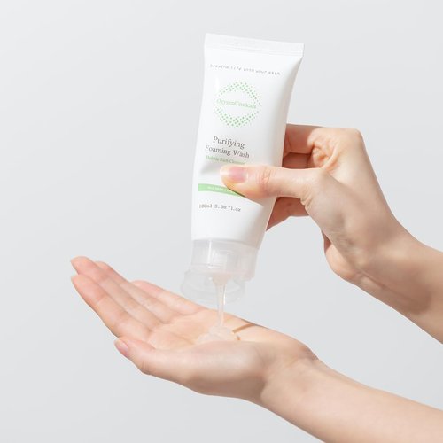 OxygenCeuticals Purifying Foaming Wash – pH 5.0 Low Acidic Gel Cleanser, Mild & Refreshing Face Wash with Botanical Extracts Suitable for Daily Use. 10.8 fl.oz (320ml)