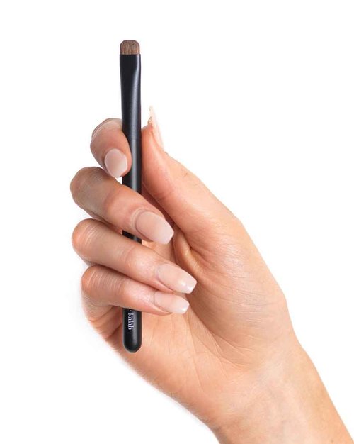 Smudger - Eyeliner/Eyeshadow Smudger/Eyebrow Brush, by Jacqueline Kalab - Self Makeup Length - 4.9 in Makeup Artist Quality