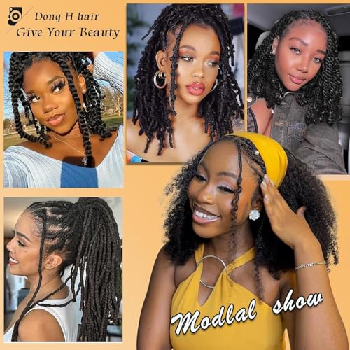 Afro Kinkys Bulk Human Hair 22 Inch for Braiding Afro Kinky-Curly Human Hair Bulk For Mini Twist, Repair Locs Hair Bulk Human Braiding Hair for Micro Dreadlocs Extensions(1B,35g/pack)