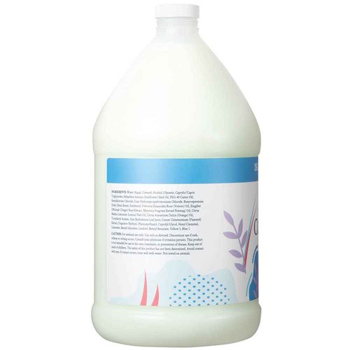 Ginger Lily Farms Botanicals Moisturizing Conditioner for Dry Hair, Island Tranquility, 100% Vegan & Cruelty-Free, Green Tea Lemongrass Scent, 1 Gallon Refill (Pack of 4)