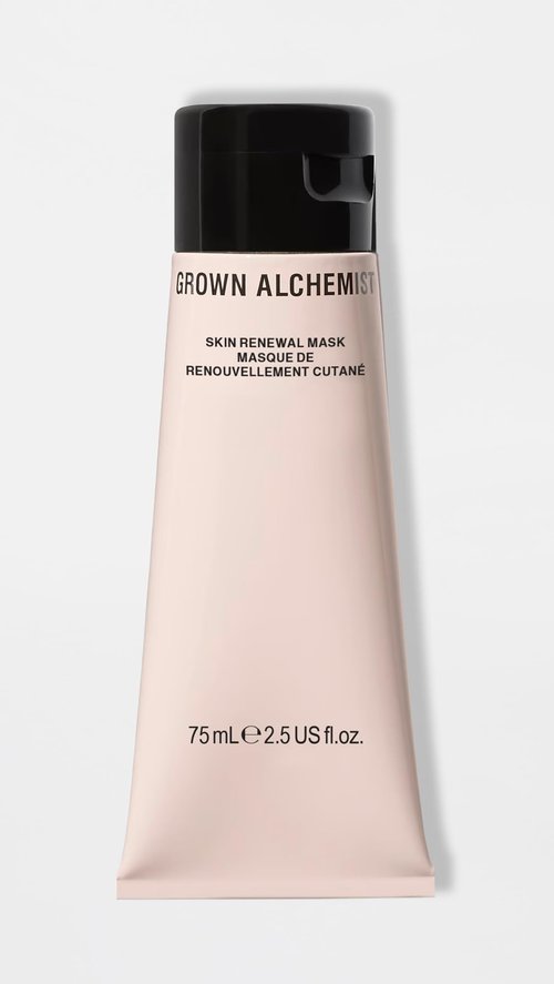 Grown Alchemist Skin Renewal Mask - Deep Cleansing Clay Mask for Face with All Natural Ingredients rich in Vitamins A, E & D - Facial Skin Care Product for Firmer, Smoother, & Toned Skin (75 ml)