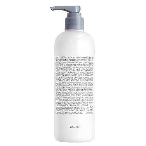 Karl&Hans Botanic Vegan Body Lotion Gourmand Coconut, Long-lasting Hydration with Soothing Coconut Fragrance - For Hands and Body, 13.2 fl oz