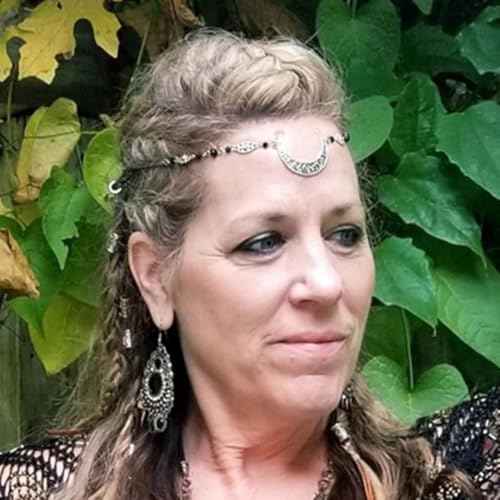 Boho Head Chain Crescent Moon Forhead Chain Black Crystal Headpieces Hair Accessories for Women and Girls (Silver)