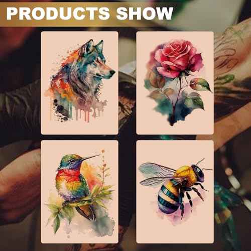 Tattoo Skin Practice - Jconly 10Pcs Blank Tattoo Fake Skin Double Sides Tattoo Practice Skin 7.4x5.6" Tattooing and Microblading Eyebrow Practice Skin for Beginners and Experienced Artists