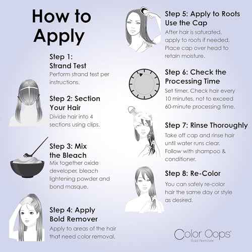 Color Oops Bold Remover, 2 Applications, Hair Dye Remover Safely Removes Direct Dyes and Semi Permanent Hair Color, Recolor The Same Day, Vegan & Cruelty Free