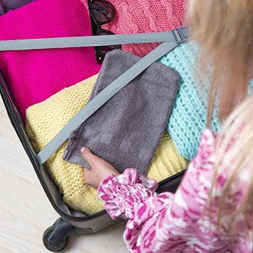 Made Easy Kit Bath Mitts - Pack of 6 - (6" x 9") European Style Washcloth with Loop (Variety, 6 x 9 inches)