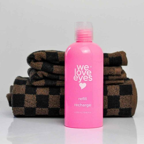 We Love Eyes - Tea Tree Water Eyelid Foaming Cleanser 250mL Refill Size - For Eyelash Extension Home Care, Extend Lash Retention, Non-Irritating Formula