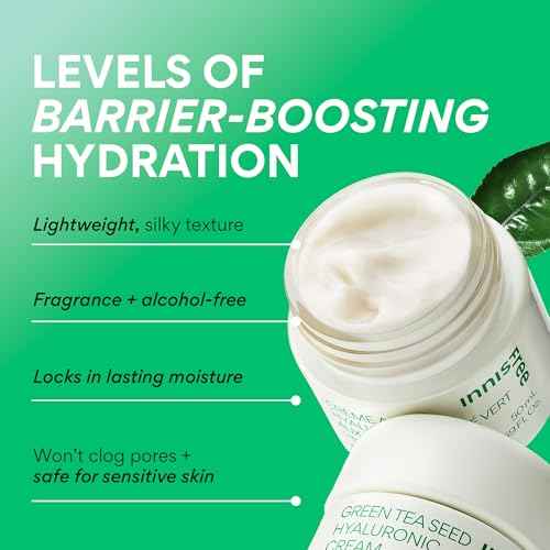 innisfree Green Tea Seed Hydrating Serum with Hyaluronic Acid & Niacinamide, Korean Face Serum for Glow