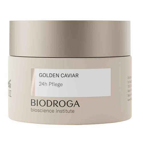 Biodroga Bioscience Institute Golden Caviar 24h Care 50 ml - anti-aging face care, skin care with caviar extract, reduces lines, gives energy and strengthens resistance