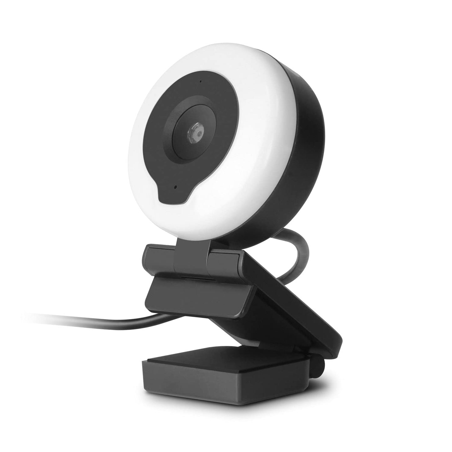 Aluratek 2K HD Ring Light Webcam with Auto Focus w/Tripod