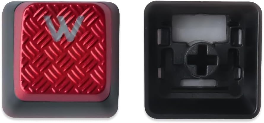 10Keys Corsair FPS Red Backlit Keycaps Replacement for Cherry Key Switches Gaming Keyboards(QWERDF+WASD)