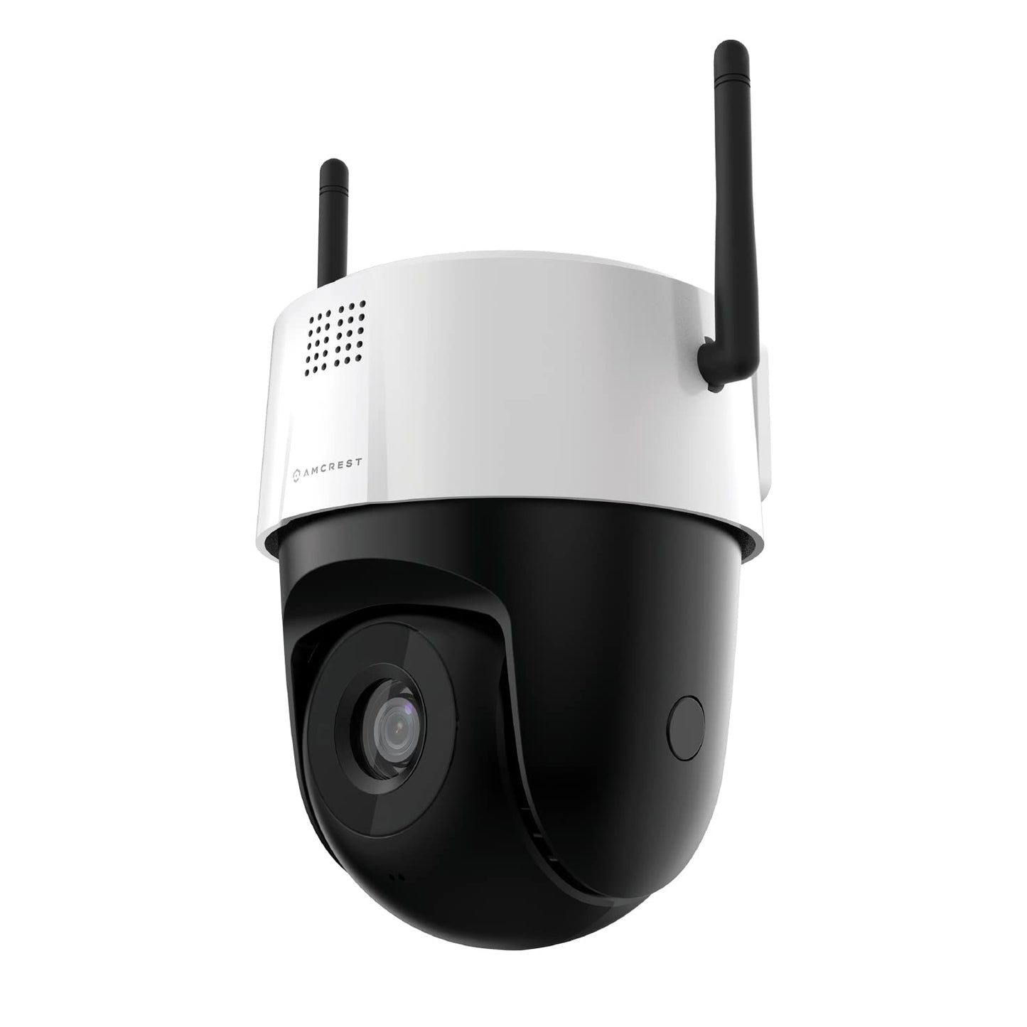 Amcrest 5MP UltraHD Mini AI Outdoor WiFi Camera, Security IP Camera with Two-Way Audio, 98ft Full Color Nightvision, Remote Viewing, 5-Megapixel, Wide 106° FOV, IP5M-1190W-V2 (White)