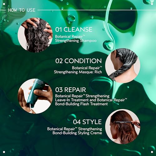 Aveda Botanical Repair Intensive Strengthening Masque Rich | Bond-Building Mask for Stronger Hair | Deep Conditioner | Detangles, Softens Medium to Thick Hair | 94% Naturally Derived*