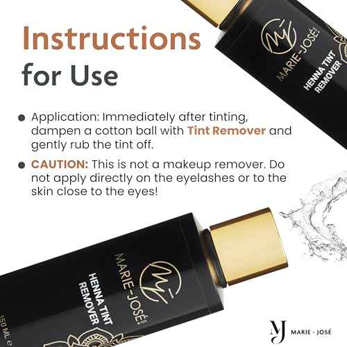 Henna Tint Remover - Gentle & Versatile Hair Dye Stain Remover - Marie-Jos? (5 fl.oz)