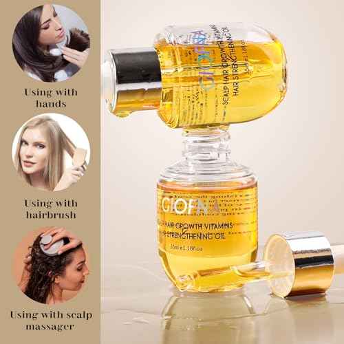 Hair Oil, Rosemary Serum for Hair Growth, Scalp Care for Curly, Thick, Frizzy, and Damaged Hair, Reduce Hair Loss for Women and Men (2Pcs)