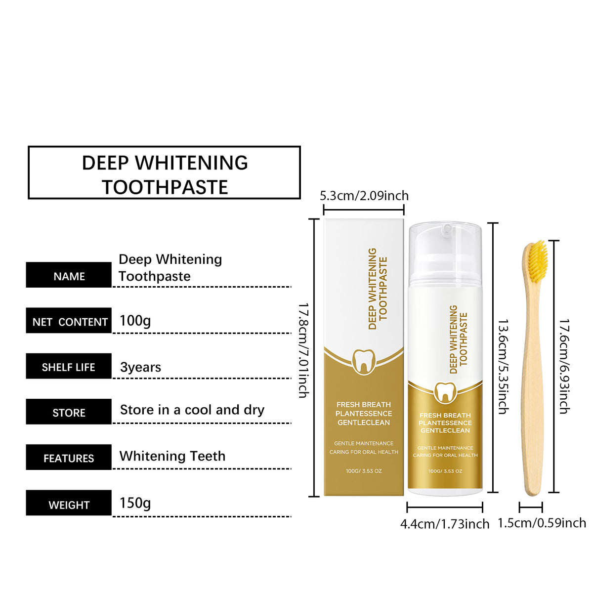 Deep Cleaning Toothpaste 100g