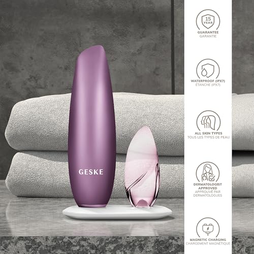 GESKE SmartAppGuided¢â Touchless Magnetic Peeling Mask 5 in 1 | Magnetic Face Mask | Removes Impurities | Facemask | Pore Cleansing | Skincare for All Genders | Best of Face Masks | Clean Skin Glow