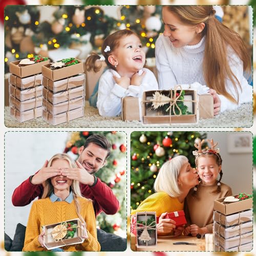 20 Pack Christmas Mini Soap Favors Bulk Handmade Christmas Scented Soap Wedding Party Favors Gifts Baby Shower Bridal Shower Gifts for Guests(1.7 x 3.15 Inch,Rectangle)