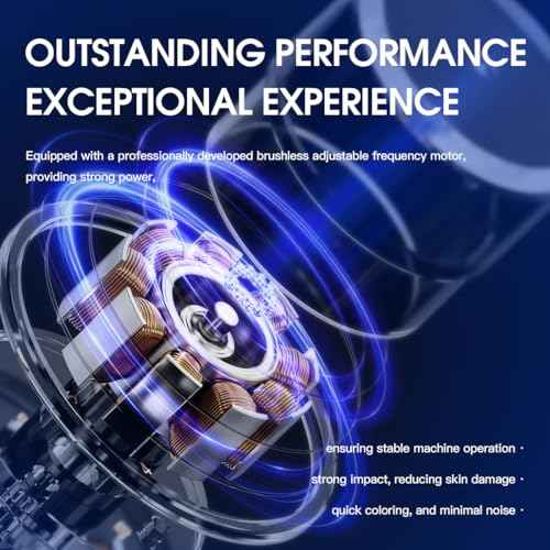 Mast Hertz Wireless Pro Tattoo Pen Machine, Adjustable Frequency 3HZ - 150HZ Tattoo Gun