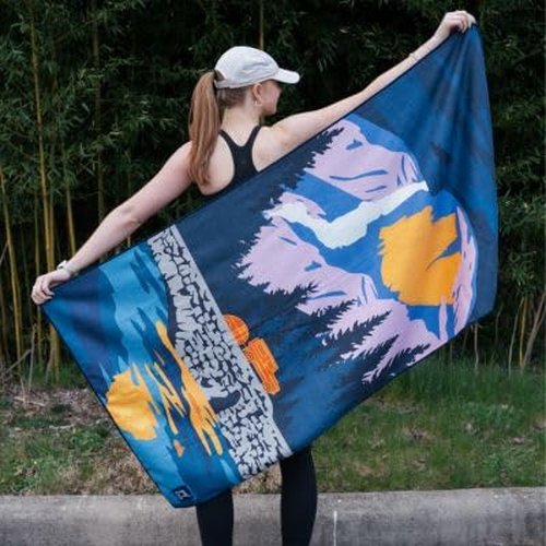 Sprints Athletic Running Towel, Full-Sized, Car Seat Cover - Performance Microfiber (Yosemite)
