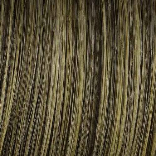 Hairuwear Hairdo Sleek For The Week Straight Asymmetrical Shoulder Length Wig, Average Cap, R11S+ Glazed Mocha