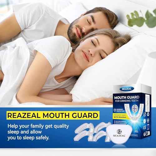 Mouth Guard for Grinding Teeth at Night: Mouth Guard for Sleeping - Night Guard for Teeth Grinding (Two Sizes /4 Packs)