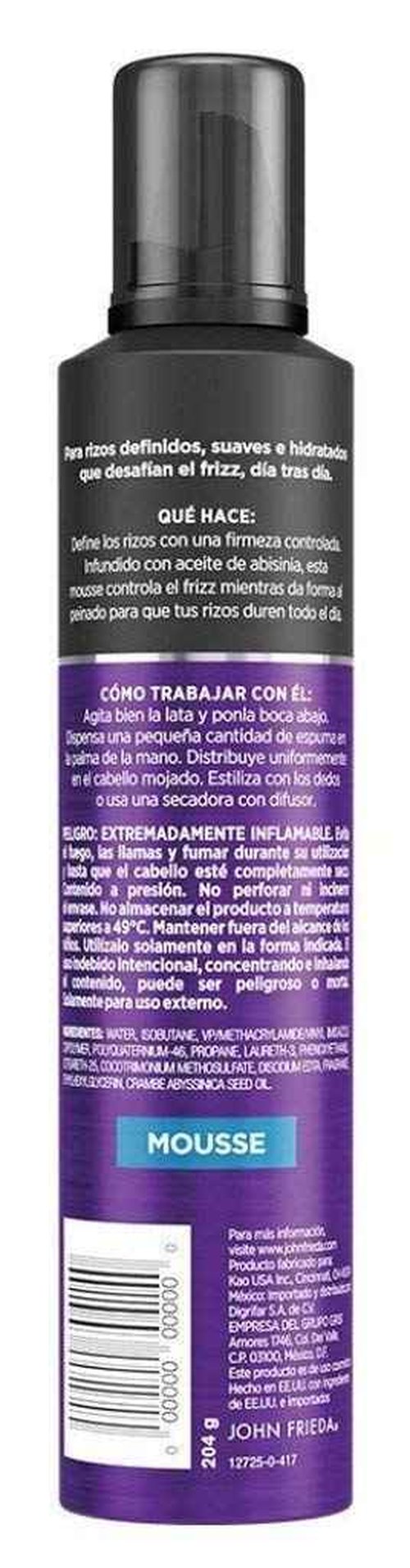 John Frieda Mousse Curl Reviver 7.2 Ounce (213ml) (6 Pack)