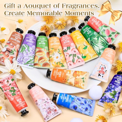 84 Pack Hand Cream Gifts Set for Women, Stocking Stuffers for Women Teengirls, Christmas Gifts, Bulk Gifts, Small Gifts,Mini Moisturizing Hand Lotion Travel Size in Bulk for Dry Cracked Hands