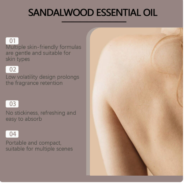 Sandalwood Fragrance Oil - 30ml Natural Essential Oil for Aromatherapy & Body Care